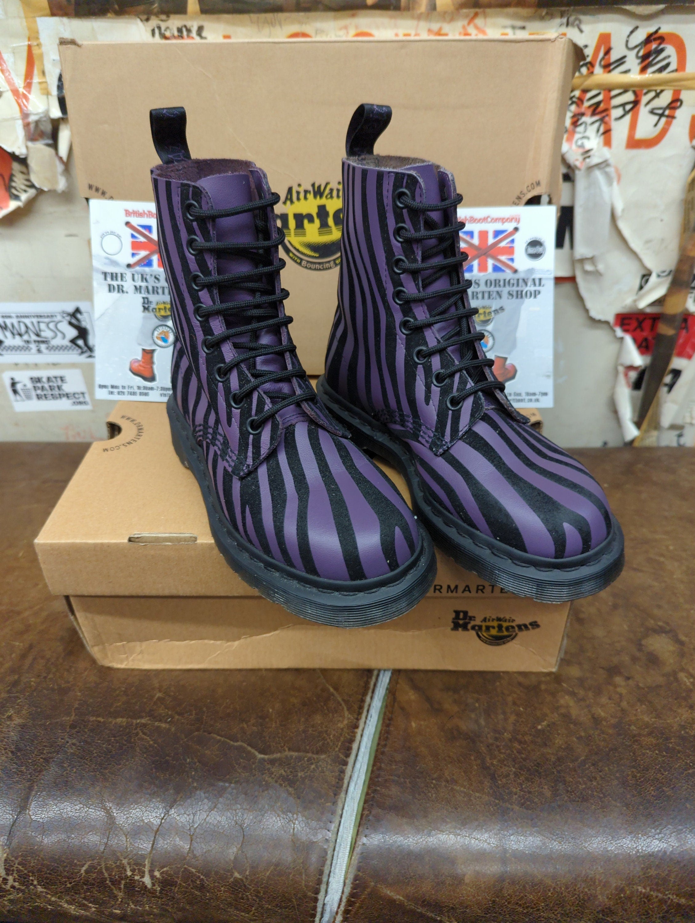 Bhaderwah Campus Doc Martens Clemency Boots Zebra Dr Martens