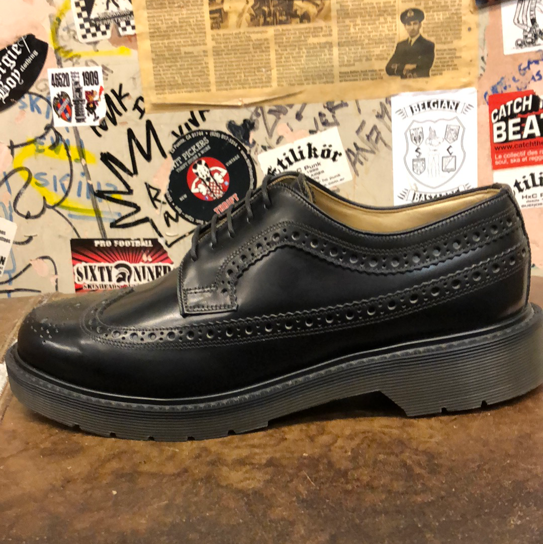 Loake - Royal Black Brogue With Heat Welted Sole