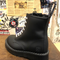 GRINDERS - ROXY X BLACK GREASY LEATHER DERBY BOOT WITH DOUBLE SOLE UNIT (8 EYELET) - The British Boot Company LTD