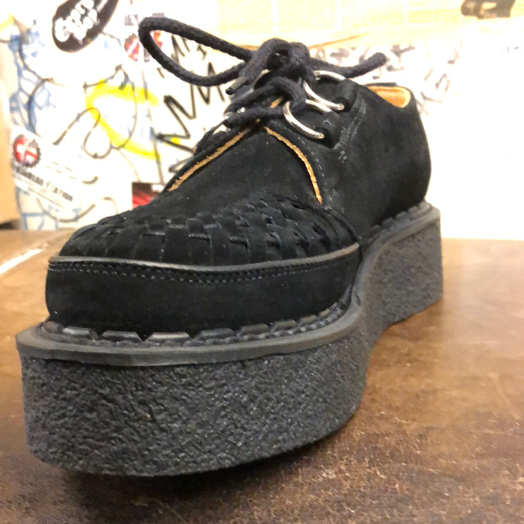 George Cox - Black Suede Creeper