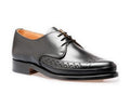 GEORGE COX - BLACK CALF LEATHER LACE UP POLECAT WITH LEATHER SOLE UNIT 4142 - The British Boot Company LTD