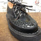 GEORGE COX - BLACK LEATHER 4-D RING CREEPER - The British Boot Company LTD