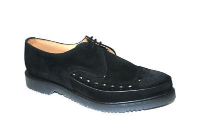 GEORGE COX - BLACK SUEDE SHOE (4065) - The British Boot Company LTD