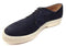 GEORGE COX - POP BOY NAVY SUEDE SHOE WITH WHITE SOLE (4539) - The British Boot Company LTD