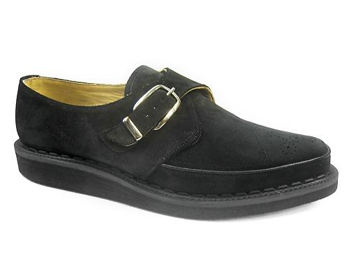 GEORGE COX STRUMMER (BLACK SUEDE)1