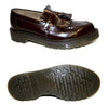 LOAKE - &quot;BRIGHTON&quot; FRINGE AND TASSLE OXBLOOD LOAFER WITH HEAT WELTED SOLE - The British Boot Company LTD