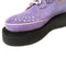 ROBOT - LILAC SUEDE CREEPER WITH WHITE INTERLACE (3588) - The British Boot Company LTD