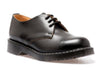 SOLOVAIR - BLACK HAIRCELL LEATHER SHOE (3 EYELET) - The British Boot Company LTD